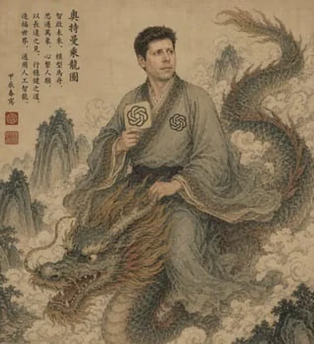 Example generated from “Ancient Scroll Scholar Riding Dragon”