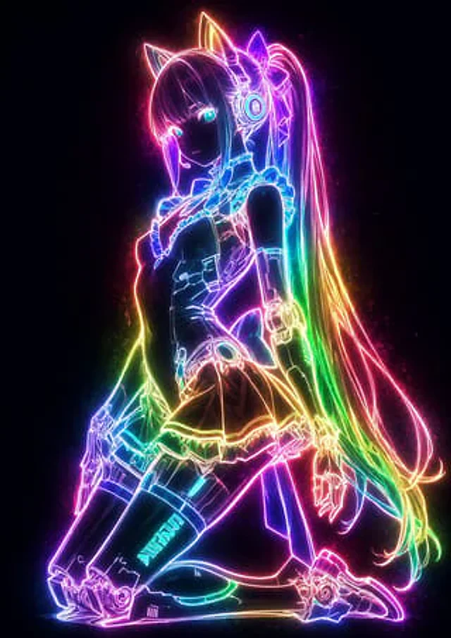 Example generated from “Mystical Luminous Outline Style”