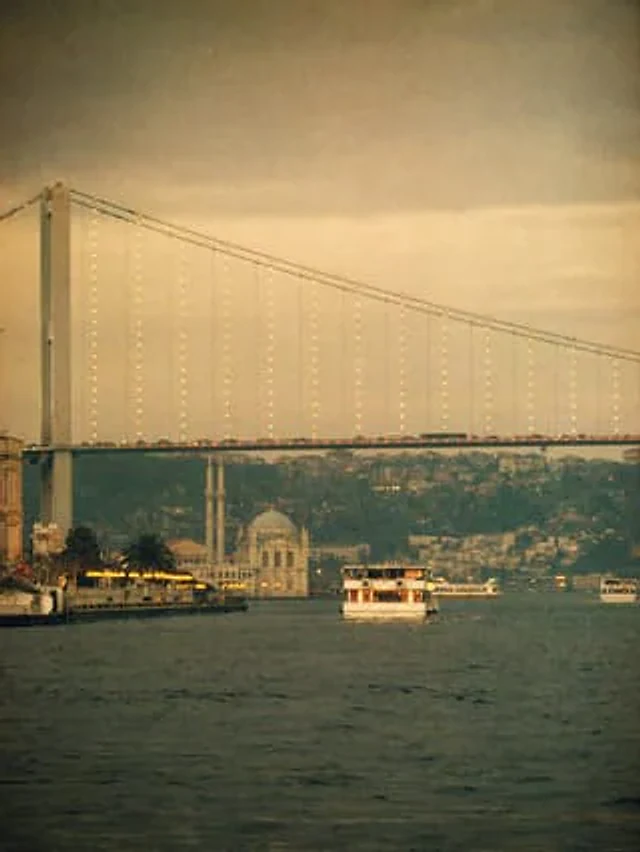 Example generated from “Vintage Bosphorus Bridge Ferry Scene”