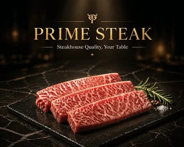 Example generated from “高端肉类海鲜品牌英雄图”