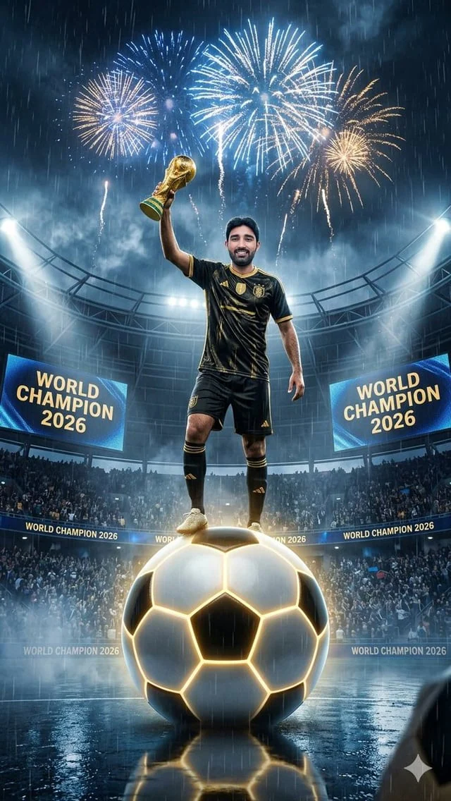 Example generated from “World Champion Stadium Victory Poster”