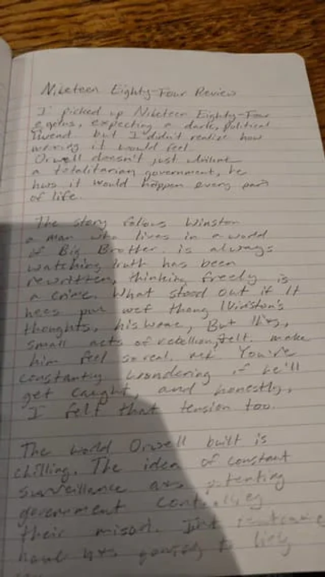 Example generated from “Messy Handwritten Notebook Photo”