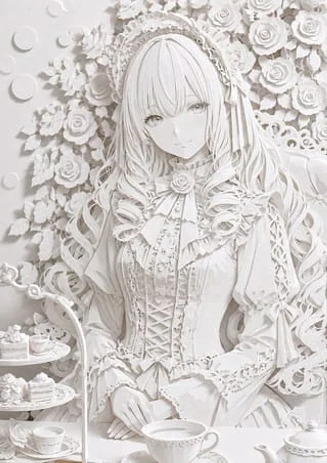 Example generated from “Realistic White Paper Craft Style Conversion”