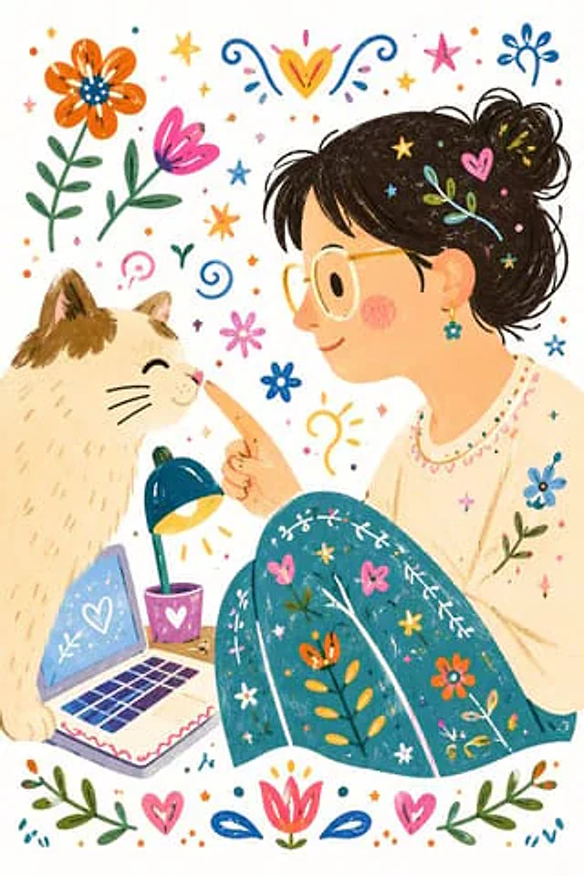 Example generated from “Decorative folk flat illustration”
