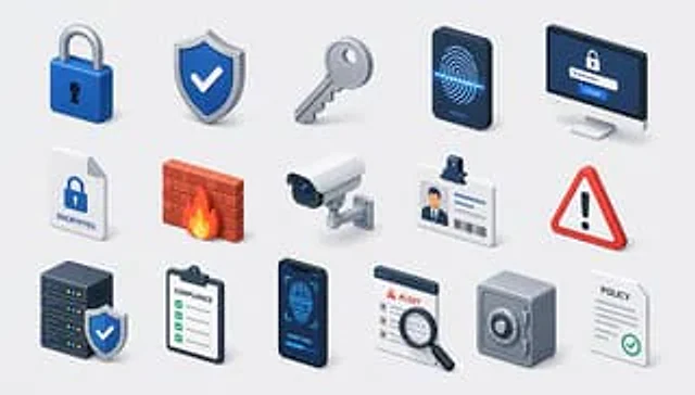 Example generated from “Isometric Security Icon Grid”