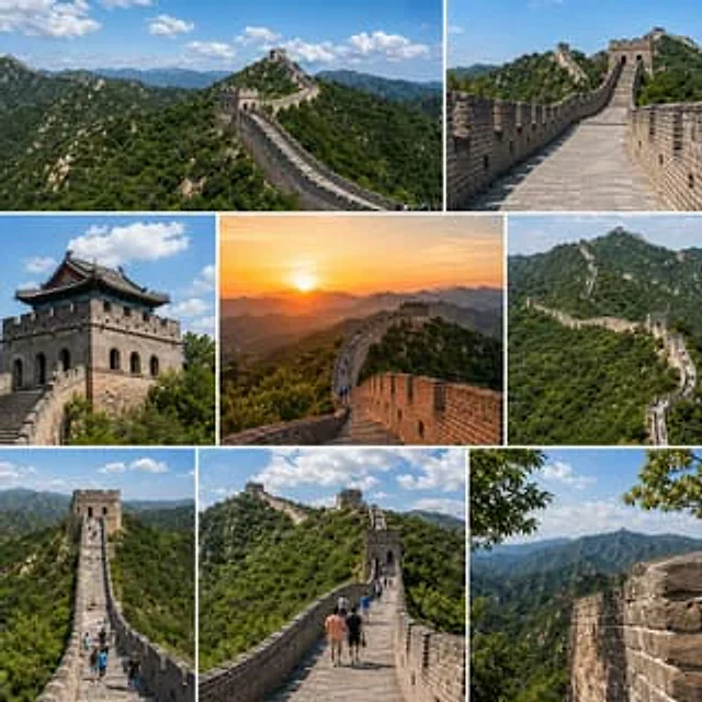 Example generated from “Great Wall Travel Collage”