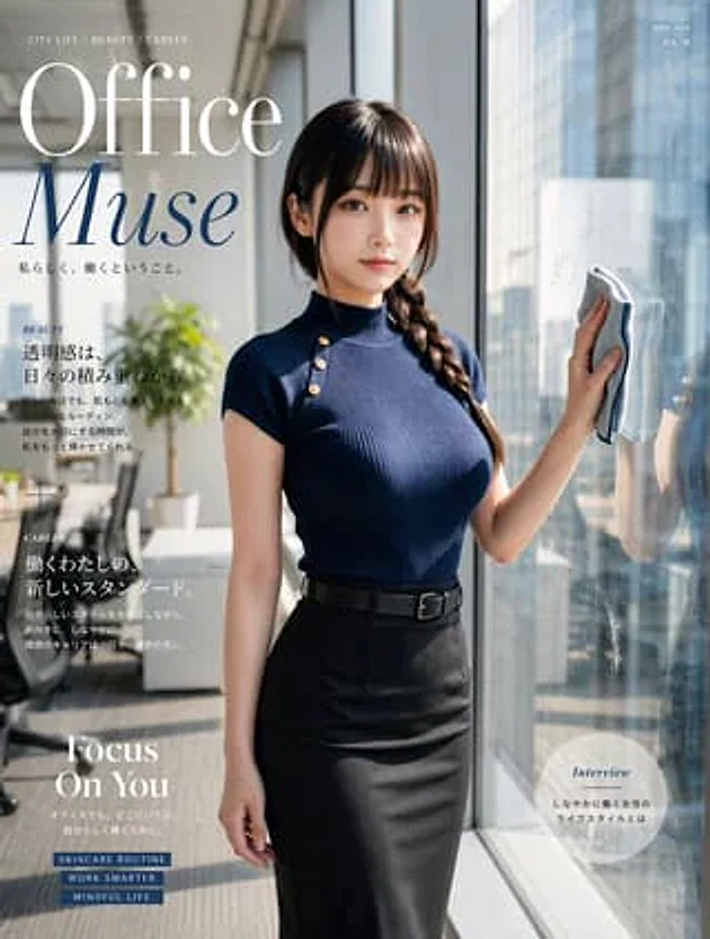 Example generated from “Office Muse Fashion Cover”