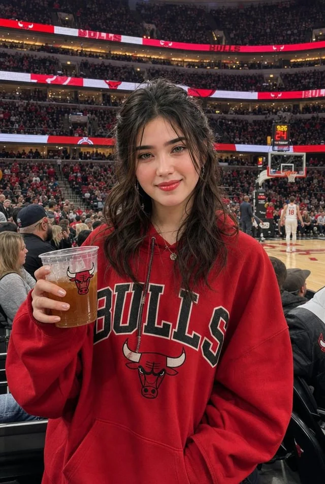 Example generated from “Chicago Bulls Arena Portrait”