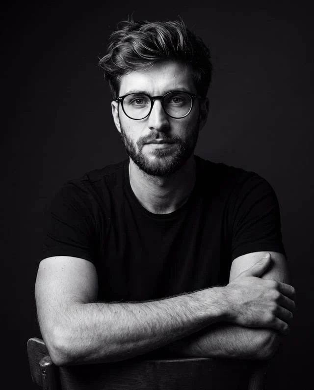 Example generated from “Profile / Avatar - Dramatic Monochrome Studio Portrait”