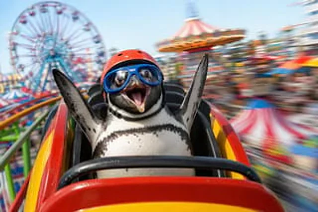 Example generated from “Penguin Roller Coaster Ride”