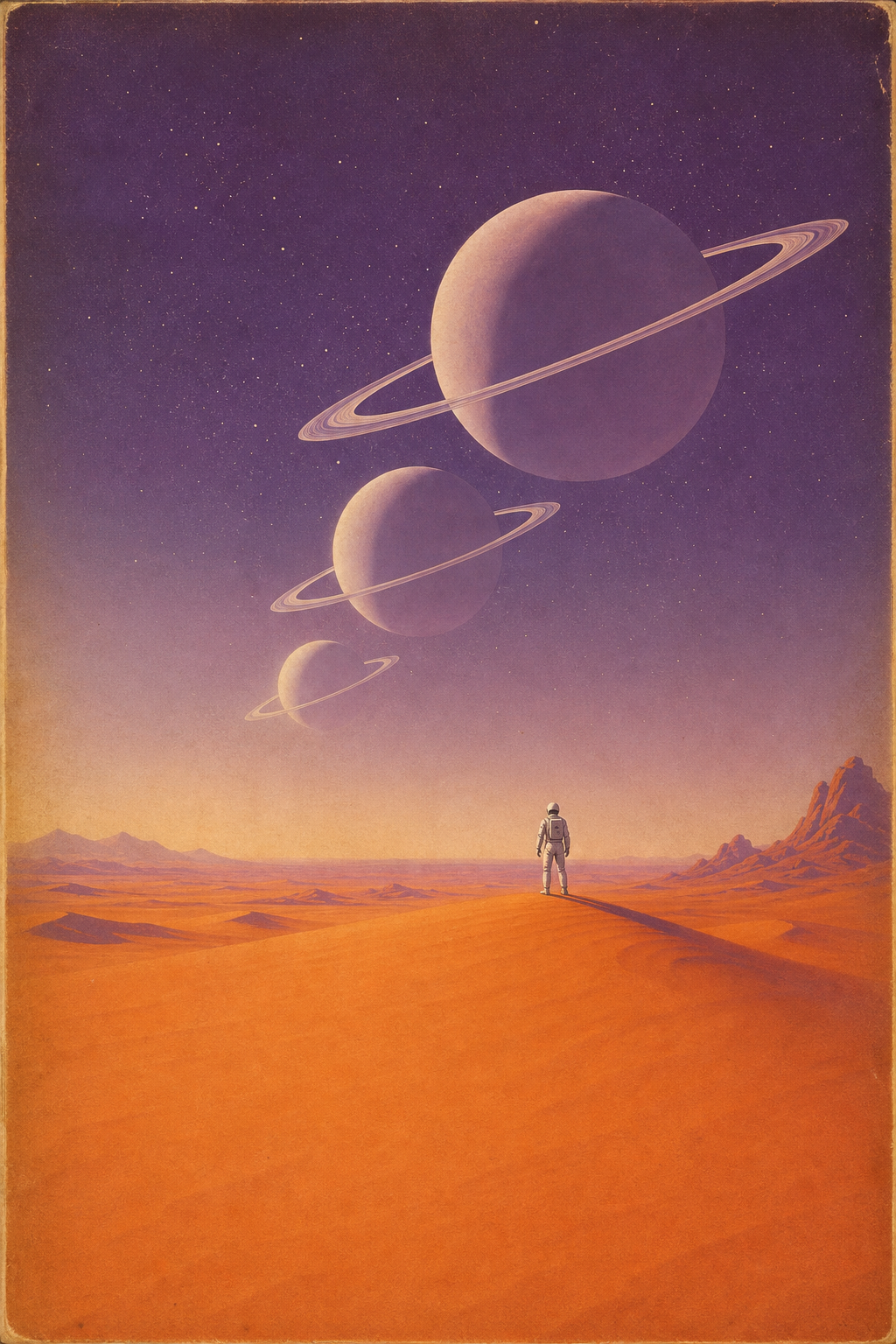 Example generated from “Retro Airbrush Science-Fiction Paperback Concept — Shuryne · MIT”