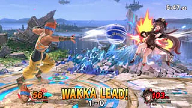 Example generated from “Crossover Platform Fighter Screenshot”