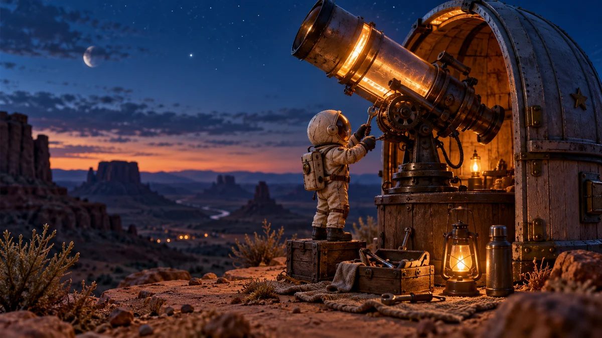 Example generated from “Desert Observatory Keyframe”