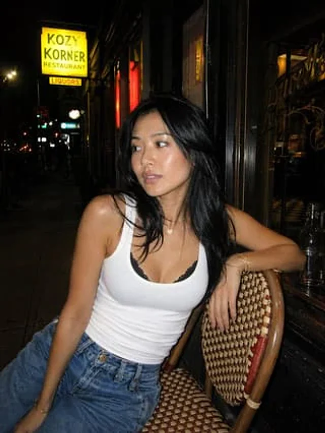 Example generated from “Night Flash Portrait Outside Restaurant”