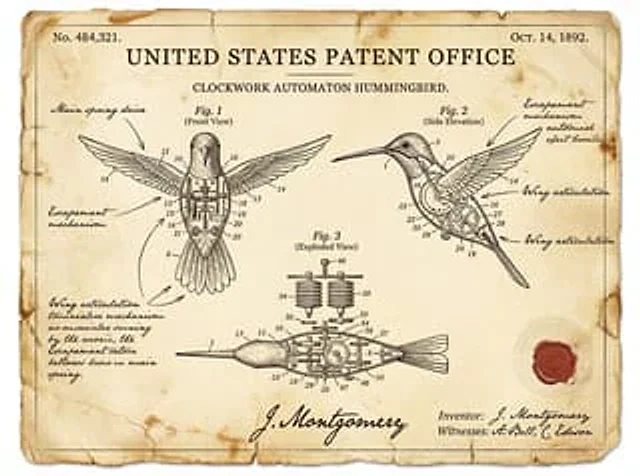 Example generated from “Vintage Patent Document for an Invention”