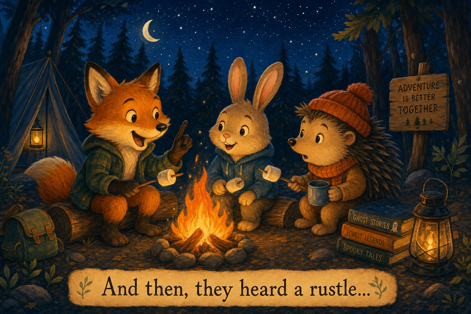 Example generated from “Campfire Story Picture Book — API Models · CC BY 4.0”
