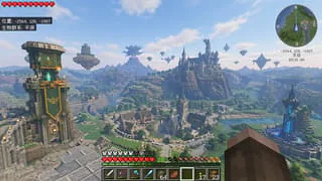 Example generated from “Zelda Map in Minecraft Style”