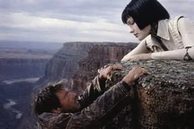 Example generated from “90s Sci-Fi Cliffhanger Movie Still”