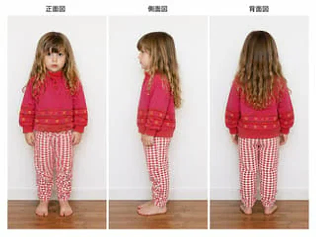 Example generated from “Child Three-View Clothing Reference”