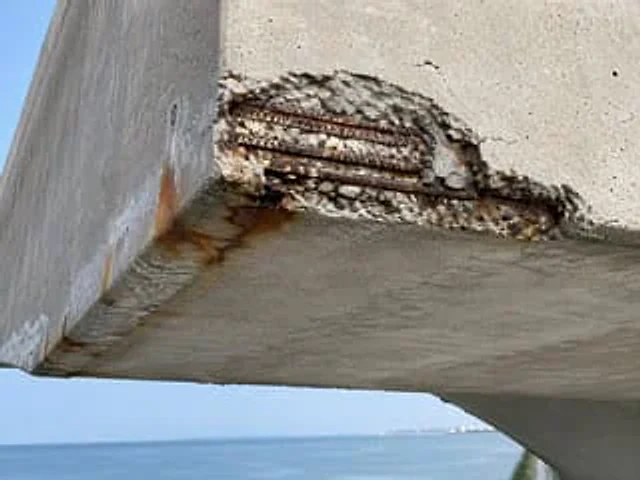 Example generated from “Coastal Reinforced Concrete Salt Damage”