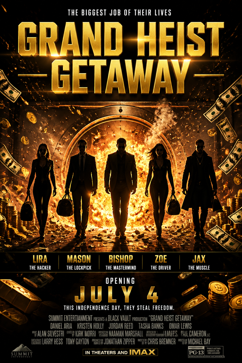 Example generated from “Design illustration · Grand Heist Getaway — API Models · CC BY 4.0”