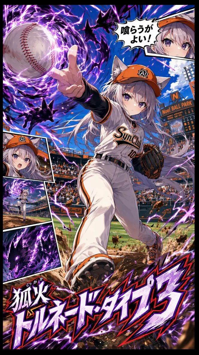 Anime Girl Pitching Baseball