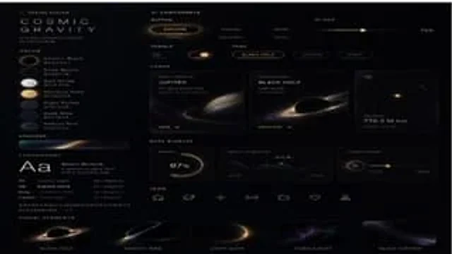 Example generated from “Cosmic Gravity Glass UI System”