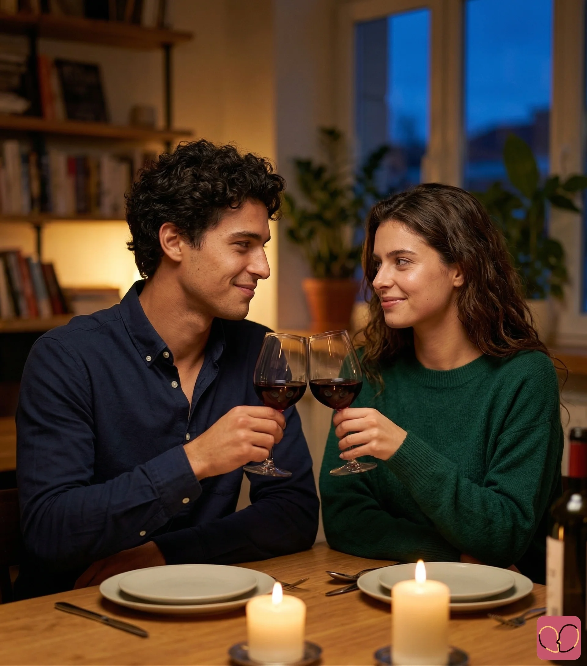 2 reference photos · Candlelit Dinner
