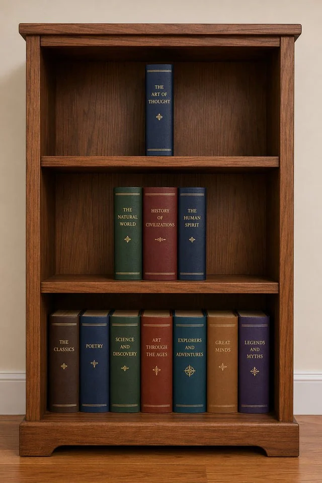 Example generated from “Bookshelf Logic and Spatial Reasoning Prompt”