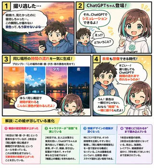 Example generated from “Educational 4-Panel Manga with Infographic”