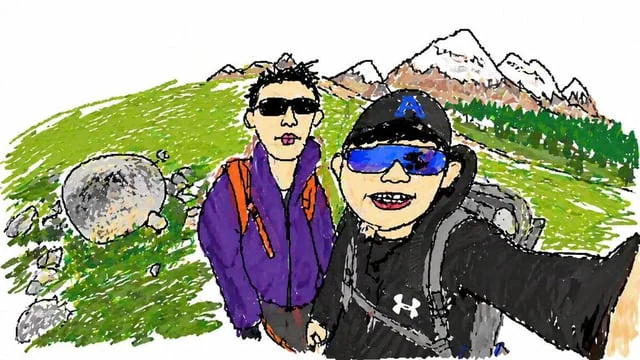 Example generated from “Hiking Photo to Marker Sketch”