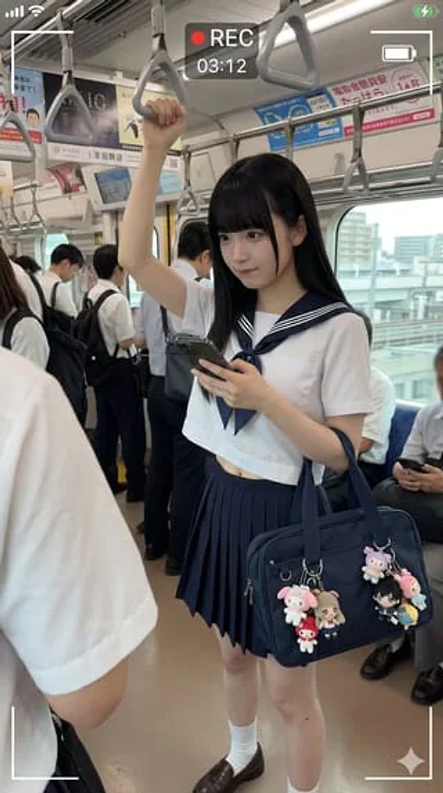 Example generated from “Japanese Train Schoolgirl Phone Recording”