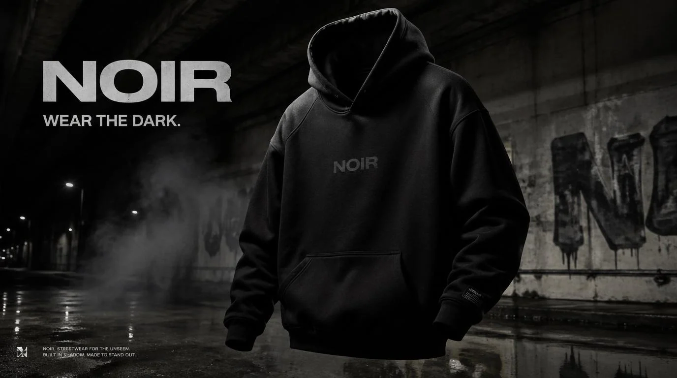 Example generated from “NOIR 街头服饰 Campaign”
