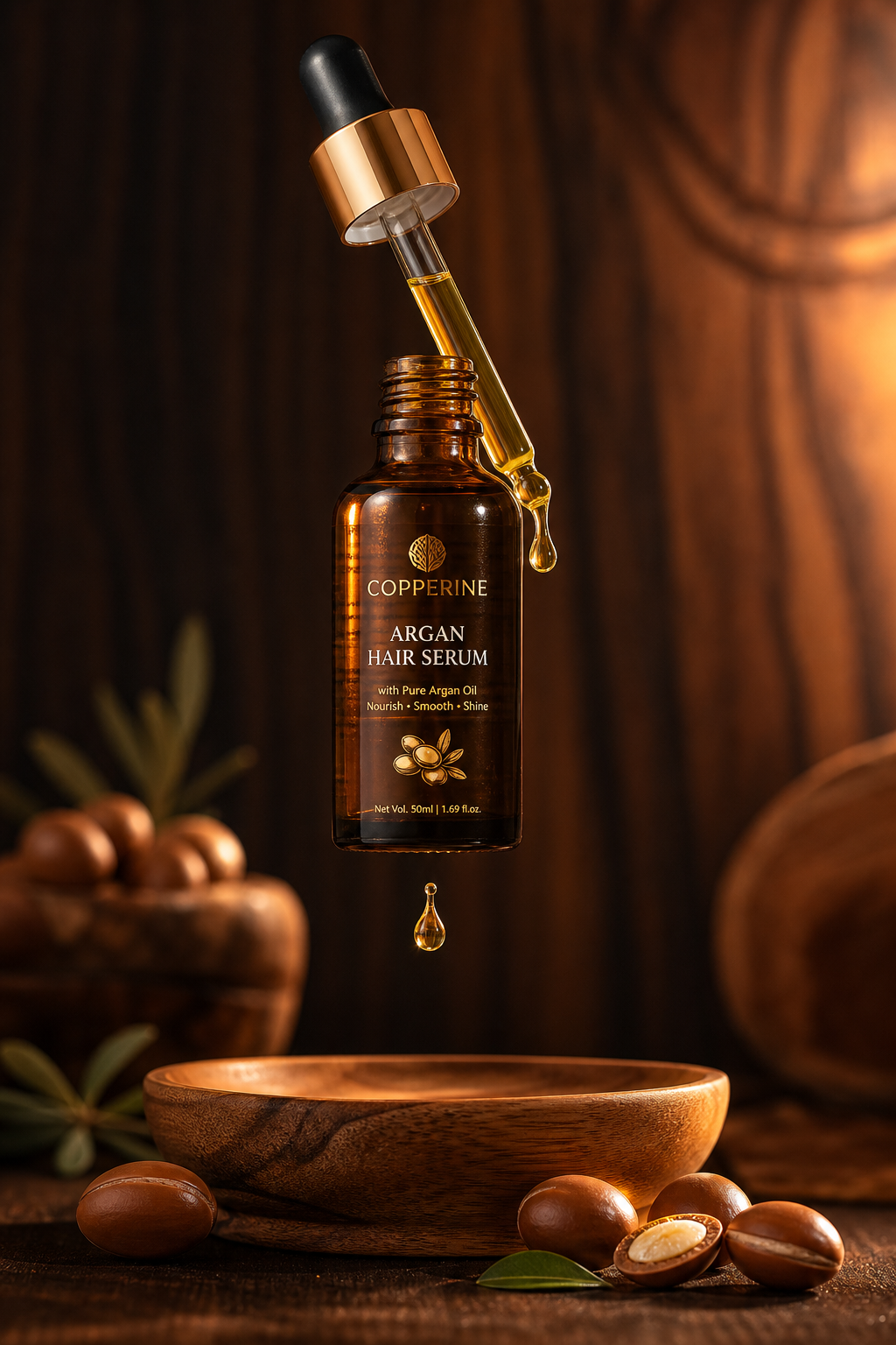 Example generated from “Copperine Hair Serum Drops — API Models · CC BY 4.0”