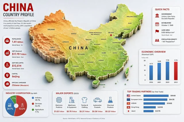 Example generated from “China Country Profile Infographic”