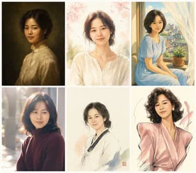 Example generated from “Six Styles of the Same Mother”