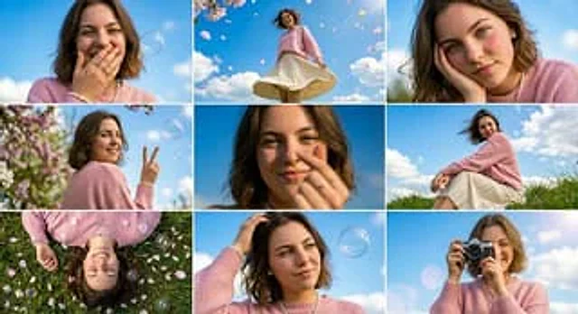 Example generated from “Spring Fashion Privacy Collage”