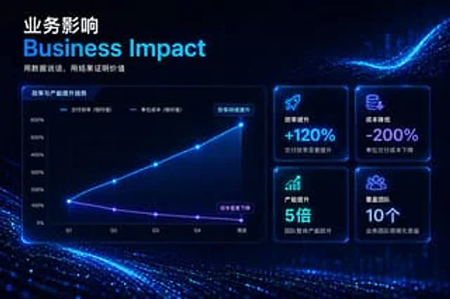 Example generated from “High-Tech Corporate KPI Presentation Slide”