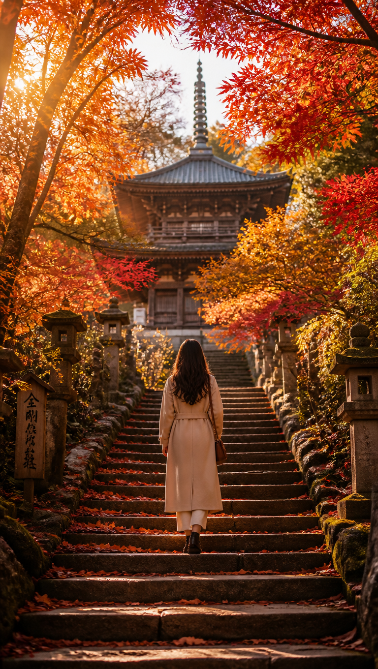 Example generated from “Autumn Temple Steps Japan — API Models · CC BY 4.0”