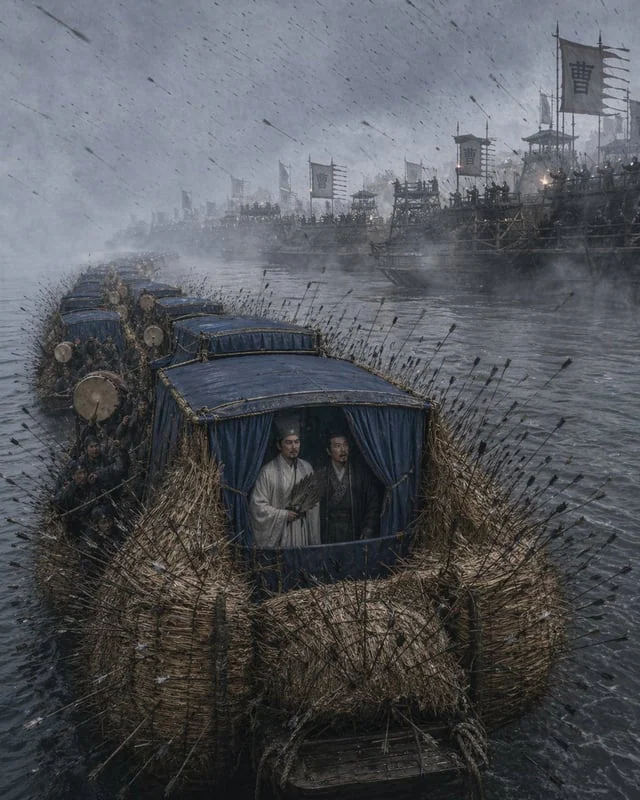 Example generated from “Borrowing Arrows with Straw Boats”