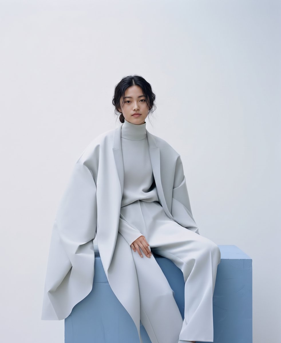 Minimalist Architectural Fashion Portrait