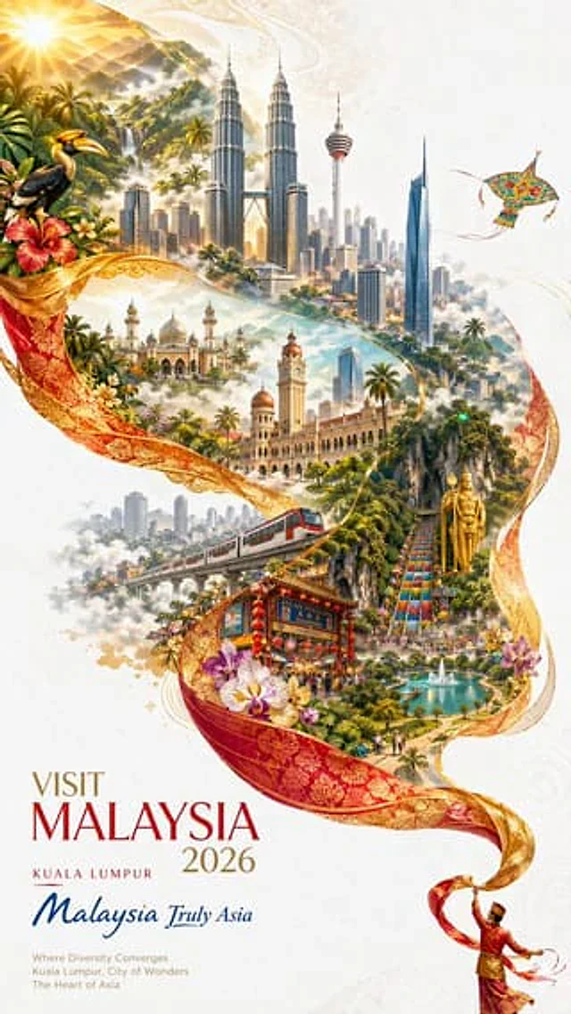 Example generated from “Visit Malaysia 2026 Travel Poster”