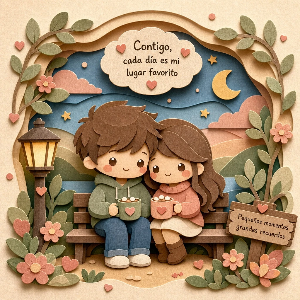 Layered Paper-cut Couple — Spanish-lettered Preview — ClawLabs AI · MIT