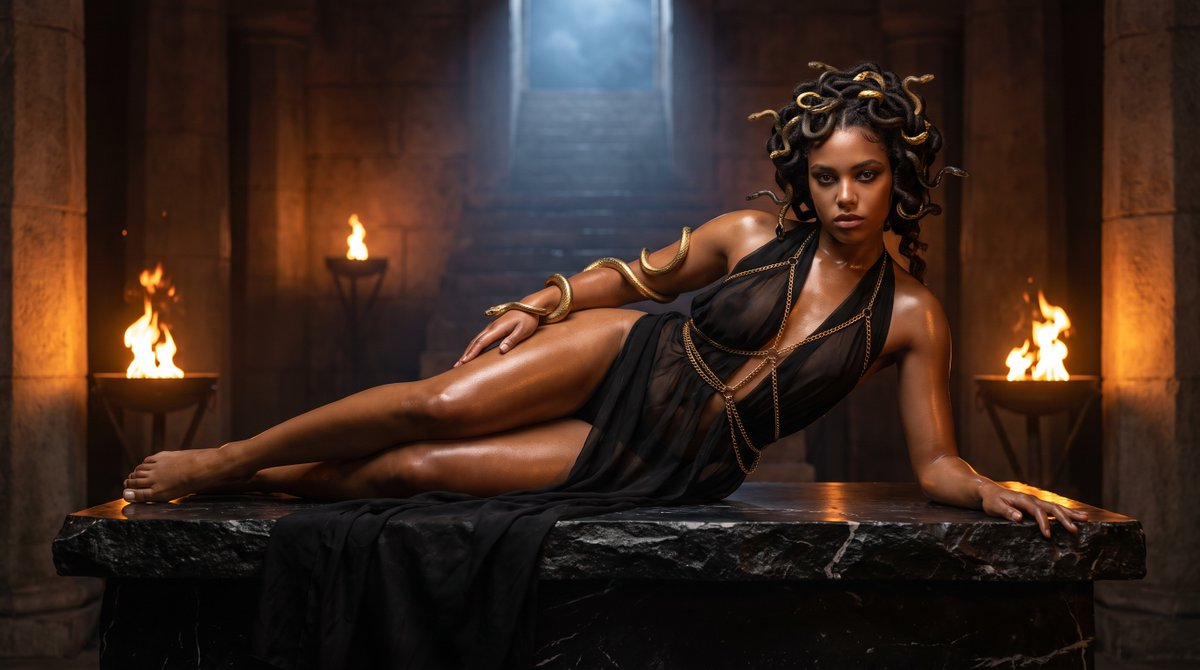 Hellenistic Medusa Editorial Prompt