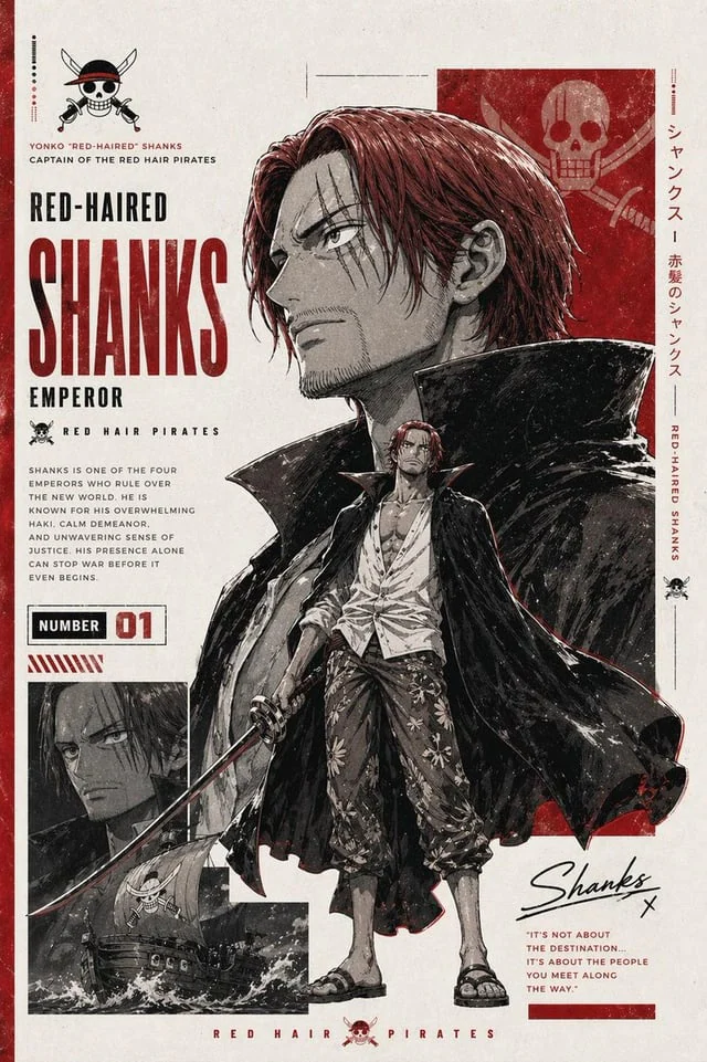Example generated from “Epic Anime Pirate Poster Design”