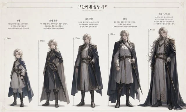 Example generated from “Character Growth Sheet Generator”