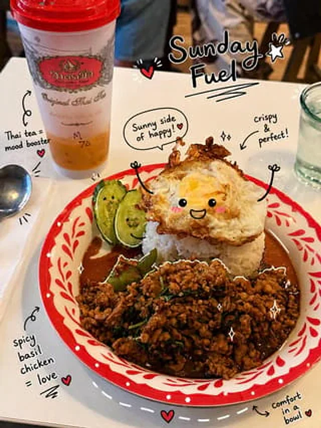 Example generated from “Kawaii Doodle Food Photography”