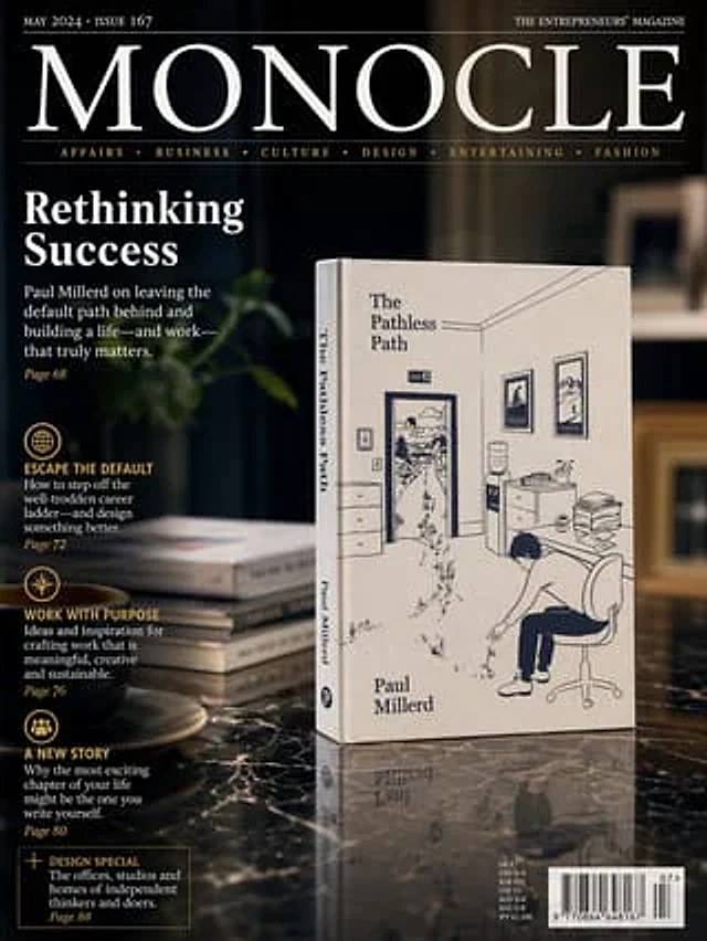 Example generated from “Luxury Magazine Cover With Featured Book”