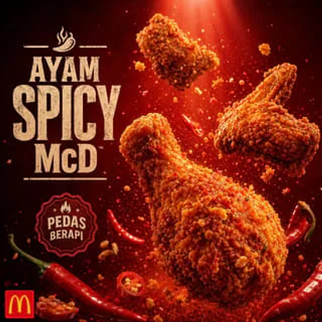 Example generated from “Explosive Fried Chicken Advertisement”