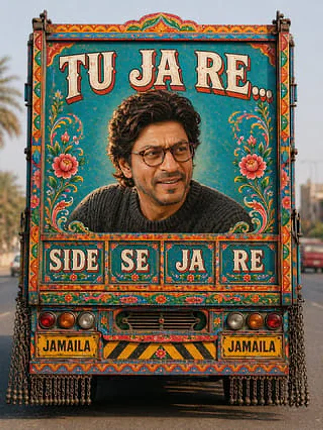 Example generated from “Pakistani Truck Art Portrait”